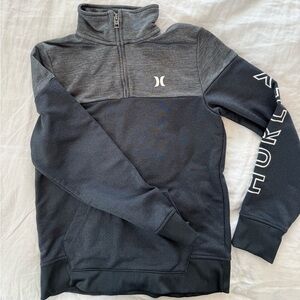Boys Hurley Quarter Zip Nike Dri-fit size Large